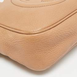 Pre Owned Gucci Brown Leather Small Soho Disco Shoulder Bag
