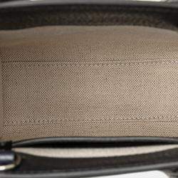 Pre Owned Gucci Beige Brown Mini GG Supreme Interlocking G Satchel