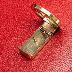 Pre Owned Gucci Red Medium Dollar Calfskin Interlocking G Crossbody