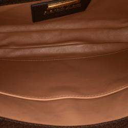 Pre Owned Gucci Brown Small Canvas 100 Centennial Music Jackie 1961 Crossbody