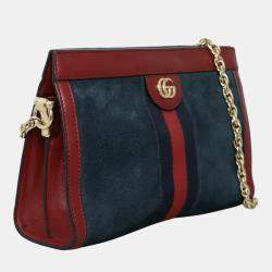 Pre Owned Gucci Ophidia Web Crossbody Clutch