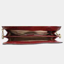 Pre Owned Gucci Ophidia Web Crossbody Clutch