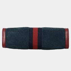 Pre Owned Gucci Ophidia Web Crossbody Clutch