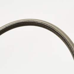 Pre Owned Gucci Grey/Beige GG Canvas and Leather Large Scarlett Stud Tote