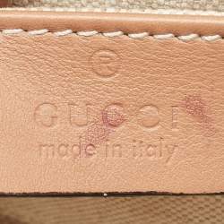 Pre Owned Gucci Light Brown Guccissima Leather Mini Emily Chain Shoulder Bag