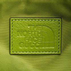 Pre Owned Gucci Multicolor The North Face Floral Multicolor Nylon and Leather Backpack