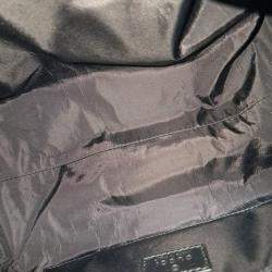 Pre Owned Gucci Black Fabric GG Crystal Web Cosmetic Case