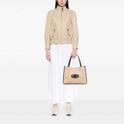 Pre Owned Gucci Brown Medium Canvas Horsebit 1955 Tote