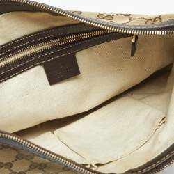 مملوكة مسبقًا Gucci Beige/Brown GG Canvas and Leather Lovely Heart Crossbody Bag