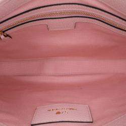 Pre Owned Gucci Blue Pink Limited Edition Small GG Embroidered Denim Floral Jackie 1961 Crossbody