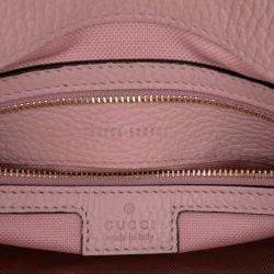Pre Owned Gucci Blue Pink Limited Edition Small GG Embroidered Denim Floral Jackie 1961 Crossbody