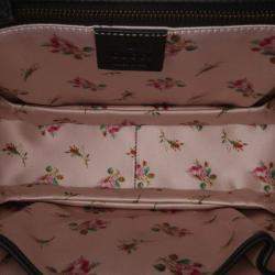 Pre Owned Gucci Classic Top Handle Medium Limited Edition Calfskin Acrylic Bag