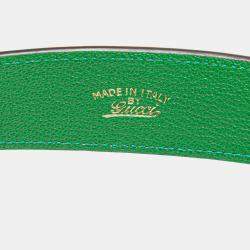 Pre Owned Gucci Green Mini Leather Aphrodite Shoulder Bag