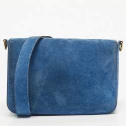 Pre Owned حقيبة غوتشي قلاب جاكي جلد ناعم برتقالية