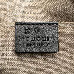 Pre Owned Gucci Black Microguccissima Bree Crossbody