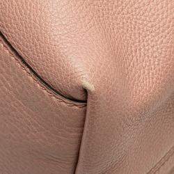 Pre Owned حقيبة يد غوتشي سوهو متوسطة سلسلة جلد وردية