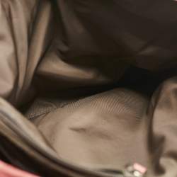 Pre Owned Gucci Red GG Imprime Canvas Diaper Messenger Bag