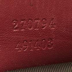 Pre Owned Gucci Red GG Imprime Canvas Diaper Messenger Bag