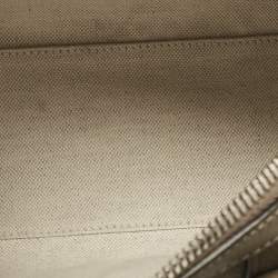 Pre Owned Gucci Beige Jumbo GG Leather Mini Duffel Bag
