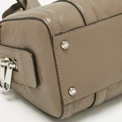 Pre Owned Gucci Beige Jumbo GG Leather Mini Duffel Bag