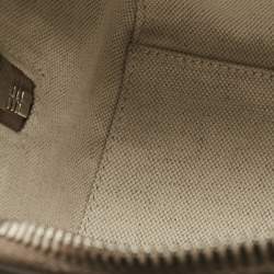 Pre Owned Gucci Beige Jumbo GG Leather Mini Duffel Bag