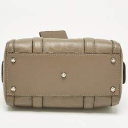 Pre Owned Gucci Beige Jumbo GG Leather Mini Duffel Bag