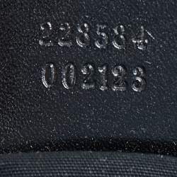 Pre Owned Gucci Black Holographic Effect Patent Leather Icon Bit Hobo