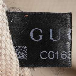 Pre Owned Gucci Metallic Beige Leather Large Soho Chain Bag