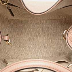 Pre Owned Gucci Pink Small Leather Soho Satchel