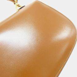 Pre Owned Gucci Bamboo 1947 Brown Leather Handbag