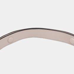 Pre Owned Gucci White Small Leather Blondie Shoulder Bag