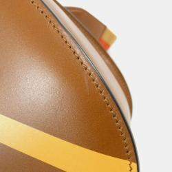 Pre Owned Gucci Bamboo 1947 Limited Edition Geometric Print Leather Medium Top Handle Bag