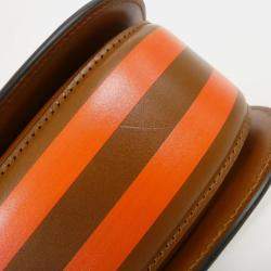 Pre Owned Gucci Bamboo 1947 Limited Edition Geometric Print Leather Medium Top Handle Bag