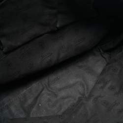 Pre Owned Gucci Black Guccissima Leather Charm Tote