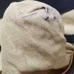 Pre Owned Gucci Dark Grey Patent Leather Medium Soho Tote