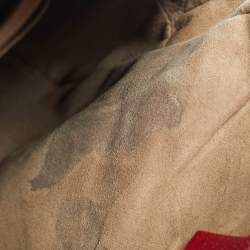 Pre Owned Gucci Red/Multicolor Tian GG Supreme Canvas Backpack