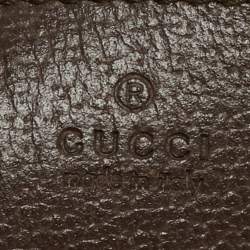 Pre Owned Gucci Brown/Beige GG Supreme Canvas Mini Ophidia Pouch Bag