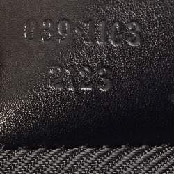 Pre Owned Gucci Beige/Black GG Canvas Boat Pochette Bag