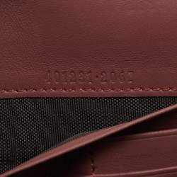 Pre Owned Gucci Beige/Mauve GG Supreme Canvas Blooms Dionysus Wallet on Chain