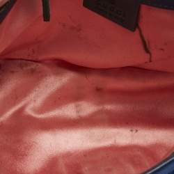 Pre Owned حقيبة كتف غوتشي مارمونت جي جي صغيرة مخملية ماتلاسي بنفسجية