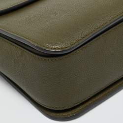 Pre Owned حقيبة كتف غوتشي جاكي جلد أخضر