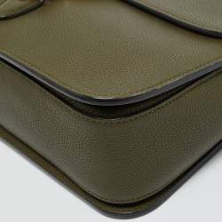 Pre Owned حقيبة كتف غوتشي جاكي جلد أخضر