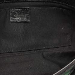 Pre Owned حقيبة كلتش غوتشي سلسلة ويب سنيك هورسبيت توم فورد إصدار محدود جلد نقش تمساح وساتان وكانفاس متعددة الألوان