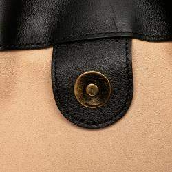 Pre Owned Gucci Red Large Web Tweed Rajah Tote