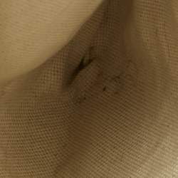 Pre Owned Gucci Black/Beige Diamante Canvas and Leather Medium Sukey Tote