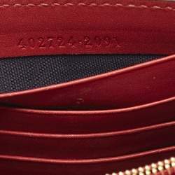 مملوكة مسبقًا Gucci Beige/Blue Blooms GG Supreme Canvas Wallet On Chain