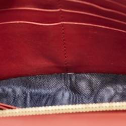 مملوكة مسبقًا Gucci Beige/Blue Blooms GG Supreme Canvas Wallet On Chain