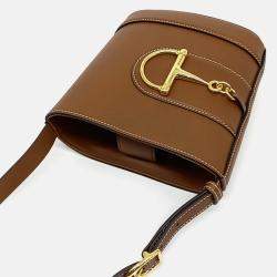 Pre Owned Gucci Brown Leather 73 Small Bucket Bag