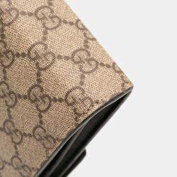 Pre Owned Gucci Beige GG Supreme Dionysus Chain Wallet