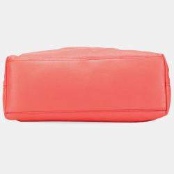 Pre Owned Gucci Pink Medium Leather Soho Chain Tote